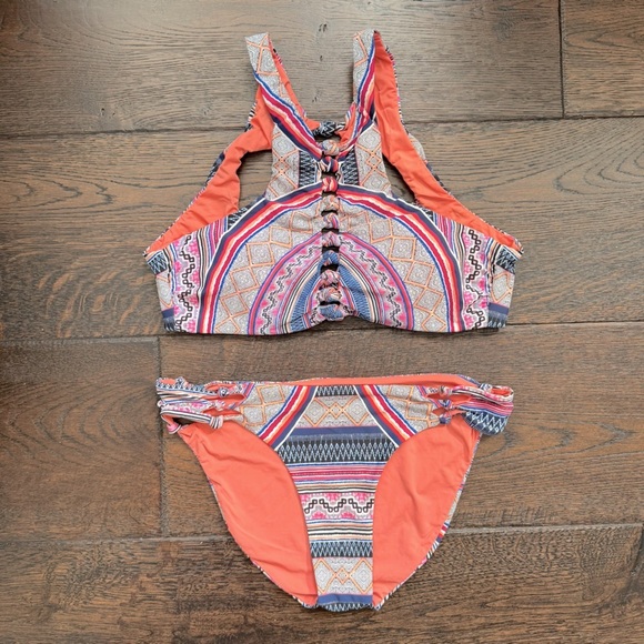 Red Carter Bikini - Picture 1 of 6